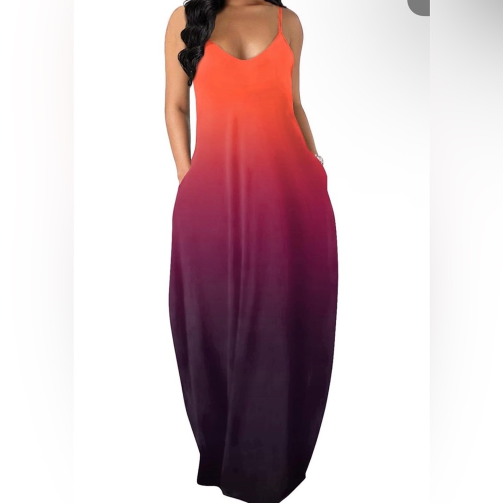 Everyday Black Spaghetti-Strap Maxi Dress